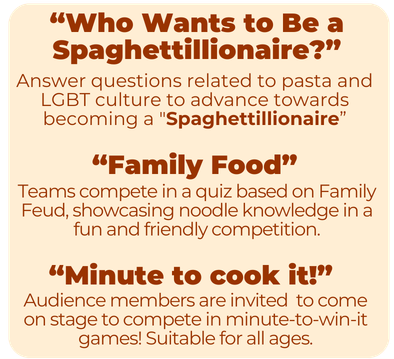 2026 Pasta Dinner games list image