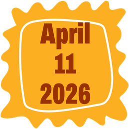Date card: April 11, 2026