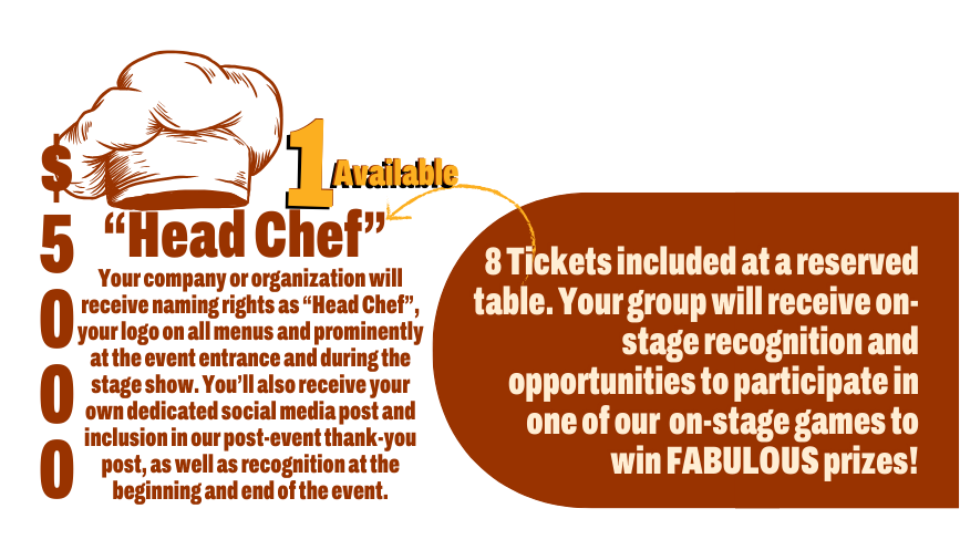 Head Chef sponsorship level