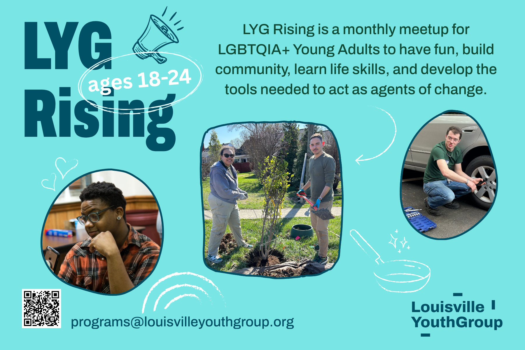 LYG Rising program card